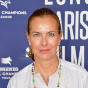 Exclusif - Carole Bouquet - Photocall - Longines Paris Eiffel Jumping au Champ de Mars à Paris, le 7 juillet 2019. © Veeren Ramsamy/Bestimage 