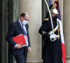 Le premier ministre, Jean Castex - Sorties du Conseil des ministres du mercredi 20 janvier 2021 au palais de l'Elysée à Paris © Stéphane Lemouton / Bestimage