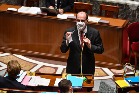 Jean Castex, premier ministre, Questions au Gouvernement à l'Assemblée nationale, Paris le 19 janvier 2021.