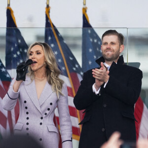 Eric Trump et son épouse Lara à Washington, le 6 janvier 2021.