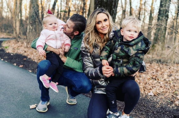 Eric Trump, son épouse Lara Trump et leurs deux fils Luke et Dorothy. Novembre 2020.