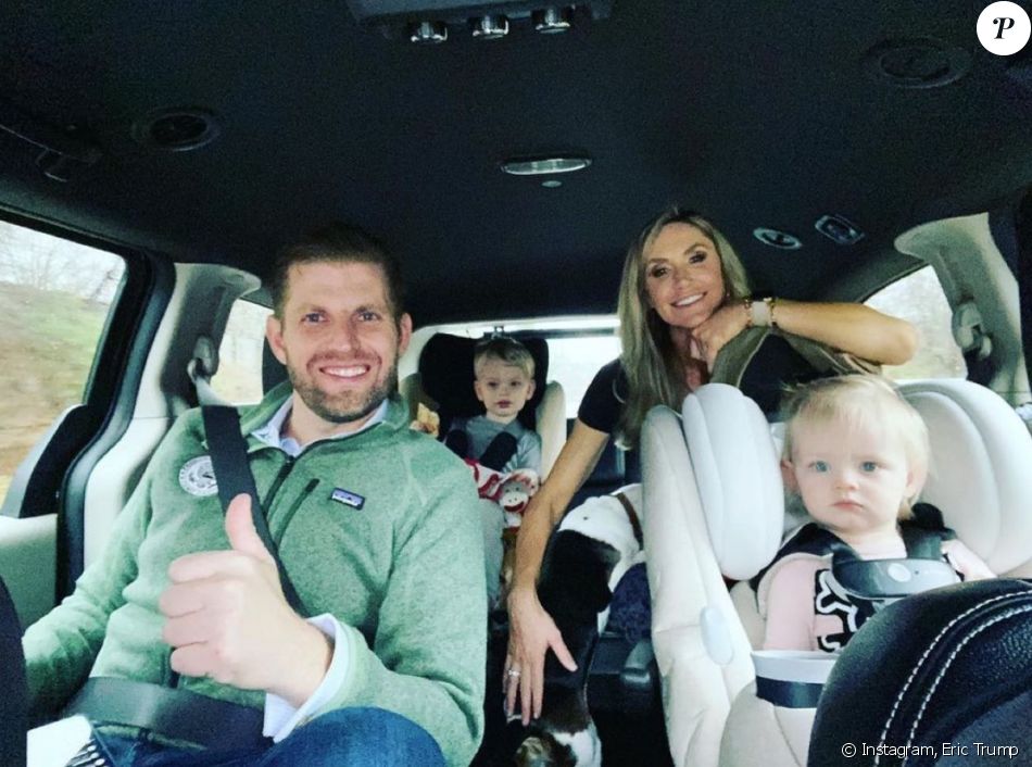 Eric Trump, son épouse Lara Trump et leurs deux fils Luke et Dorothy. Novembre 2020.