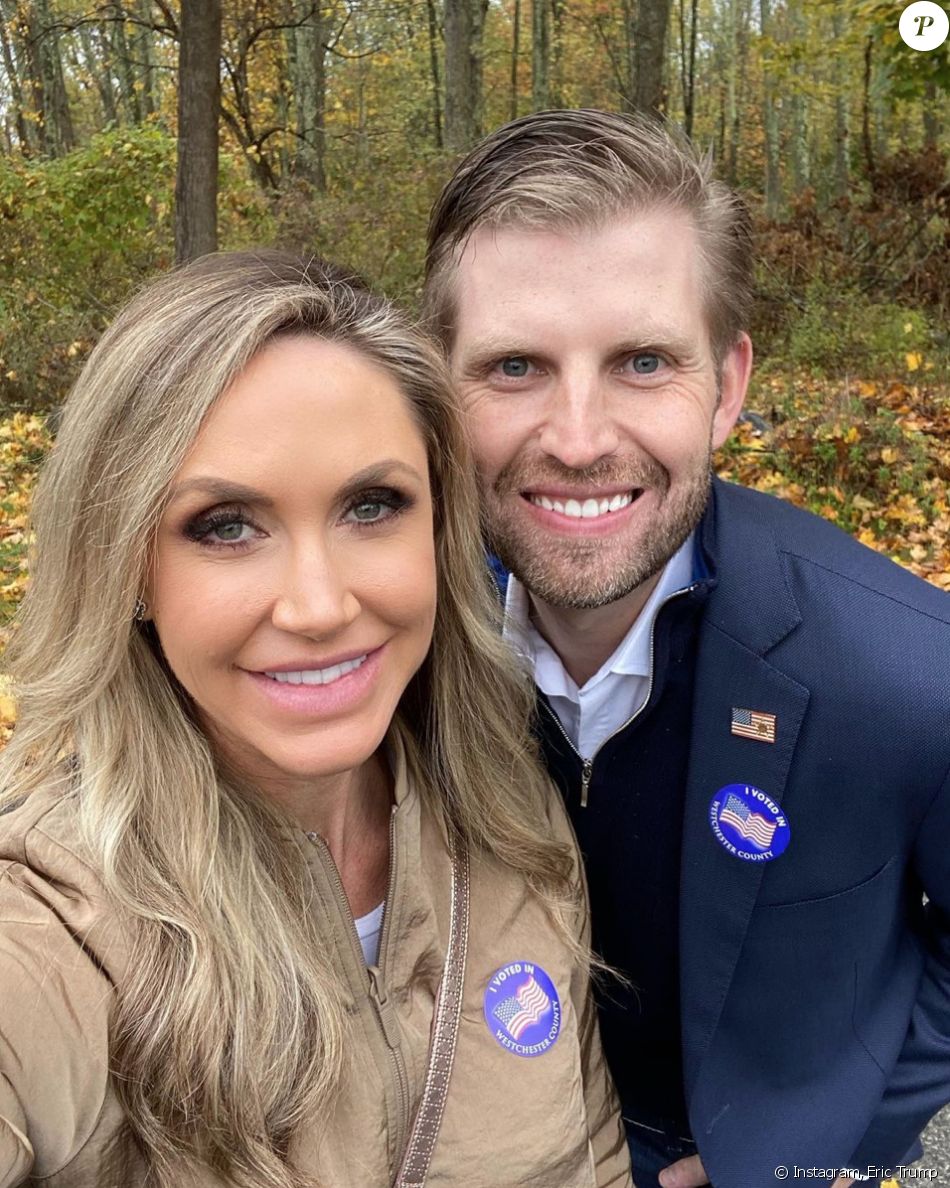 Eric Trump et son épouse Lara Trump. Octobre 2020.