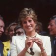 Diana à Wimbledon, à Londres, en 1995.