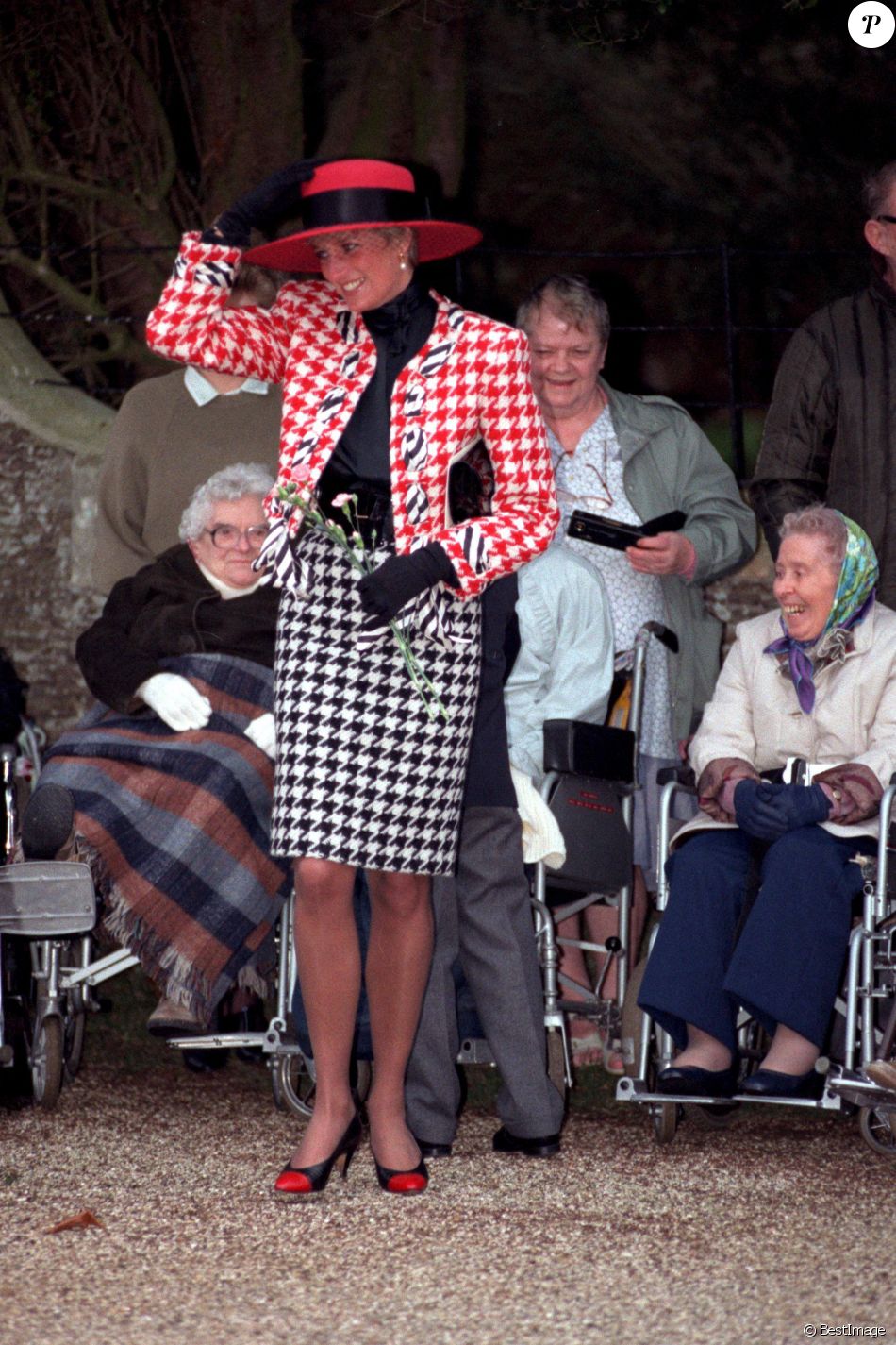 Princess Diana At Sandringham