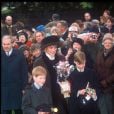 Diana et ses fils, William et Harry, à Sandringham en 1994.