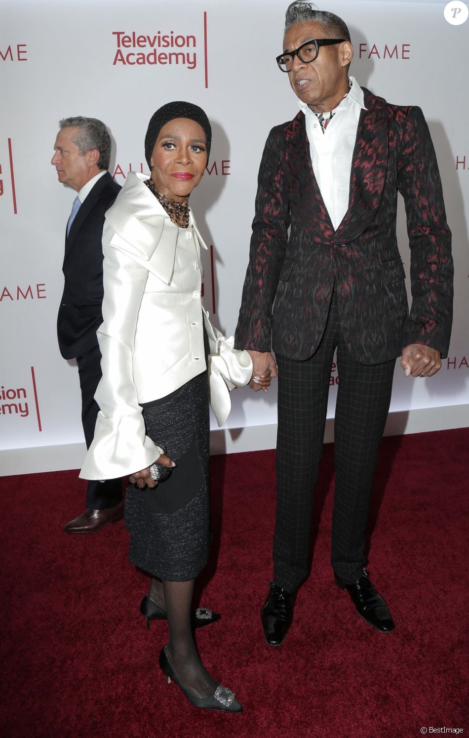 Cicely Tyson Et B. Michael à La Soirée Television Academy's 25th Hall ...