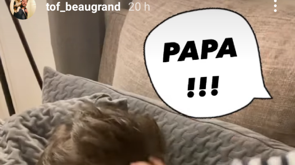 Christophe Beaugrand partage un drôle de moment avec son fils Valentin - Instagram