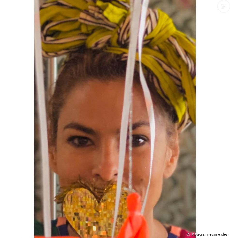 Eva Mendes sur Instagram, avril 2020.