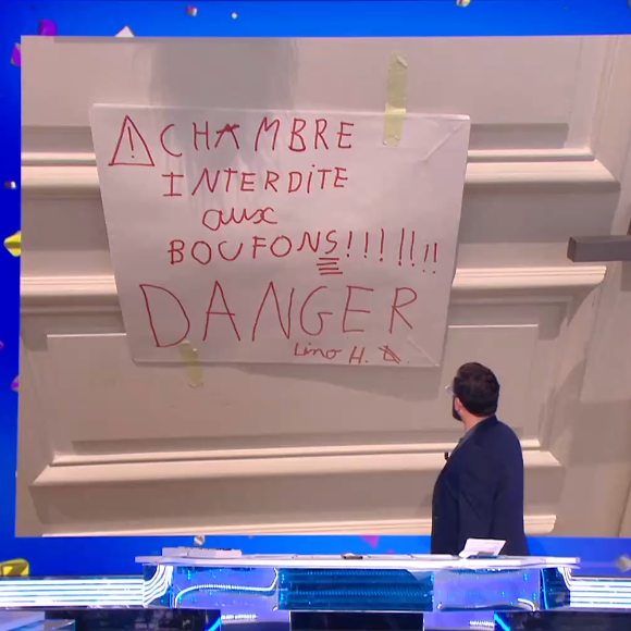 Cyril Hanouna dévoile le mot laissé par son fils Lino devant sa chambre dans "Touche pas à mon poste" - 3 février 2021, C8