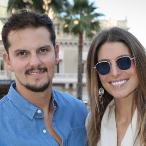 Juan Arbelaez et sa fiancée Laury Thilleman - Personnalités sur la place du Casino de Monte-Carlo dans le cadre de la seconde édition des Influencer Awards à Monaco, le 5 octobre 2019. © Olivier Huitel / Pool Monaco / Bestimage