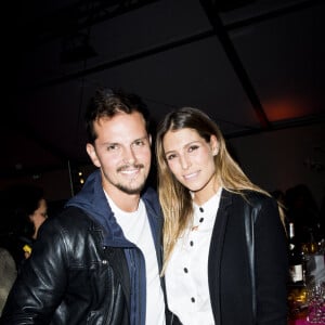 Laury Thilleman (Miss France 2011) et son compagnon Juan Arbelaez à l'occasion du lancement de la 26ème campagne d'Octobre Rose par l'association Le Cancer du Sein, Parlons-en ! sur le Champ de Mars à Paris, France, le 1er octobre 2019. © Jean-Baptiste Autissier/Panoramic/Bestimage