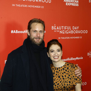 Alexander Skarsgård et Marielle Heller - Première du film "A Beautiful Day In The Neighborhood" à New York. Le 17 novembre 2019.