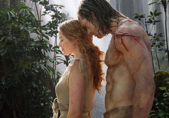 Alexander Skarsgård et Margot Robbie dans le film "Tarzan", de David Yates.