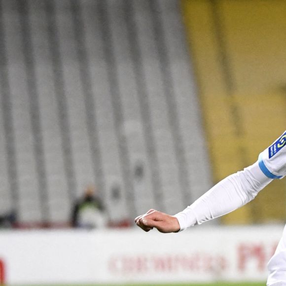 Florian Thauvin lors du match Olympique de Marseille - RC Lens (2 - 2). Lens, le 3 février 2021. © Anthony Bibard / Panoramic / Bestimage