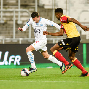 Florian Thauvin lors du match Olympique de Marseille - RC Lens (2 - 2). Lens, le 3 février 2021. © Anthony Bibard / Panoramic / Bestimage