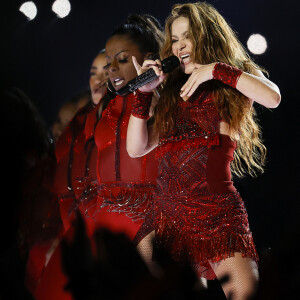 Shakira lors du show de la mi-temps du 54ème Super Bowl au Hard Rock Stadium à Miami, Floride, Etats-Unis, le 2 février 2020. © Paul Kitagaki Jr./Zuma Press/Bestimage 