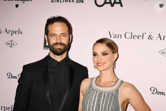 Benjamin Millepied et sa femme Natalie Portman - Les célébrités lors de la soirée 'L.A. Dance Project' à Los Angeles, le 20 octobre 2019.