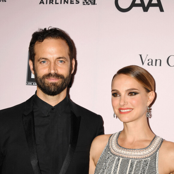 Benjamin Millepied et sa femme Natalie Portman - Les célébrités lors de la soirée 'L.A. Dance Project' à Los Angeles, le 20 octobre 2019.