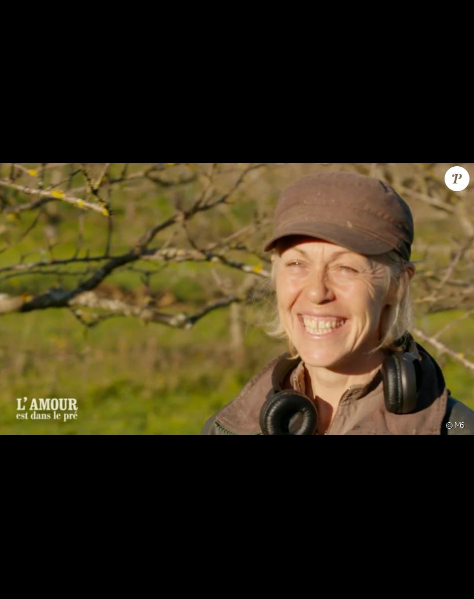 Delphine lors du tournage de son portrait de "L'amour est dans le pré 2021", diffusion le 8 février sur M6