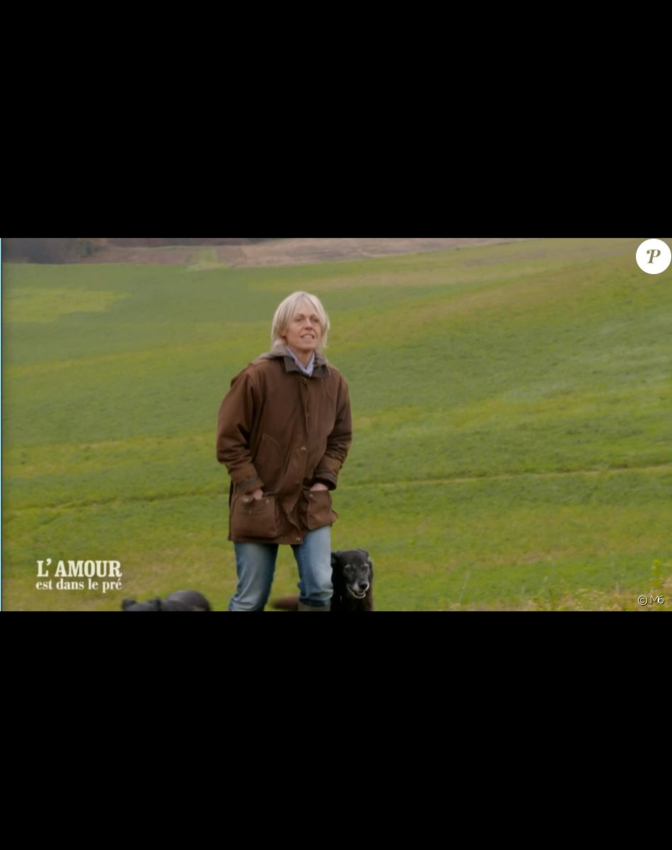 Delphine lors du tournage de son portrait de "L'amour est dans le pré 2021", diffusion le 8 février sur M6