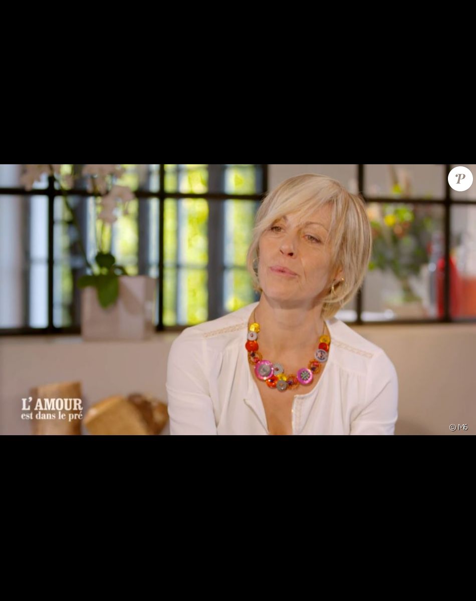 Delphine lors du tournage de son portrait de "L'amour est dans le pré 2021", diffusion le 8 février sur M6