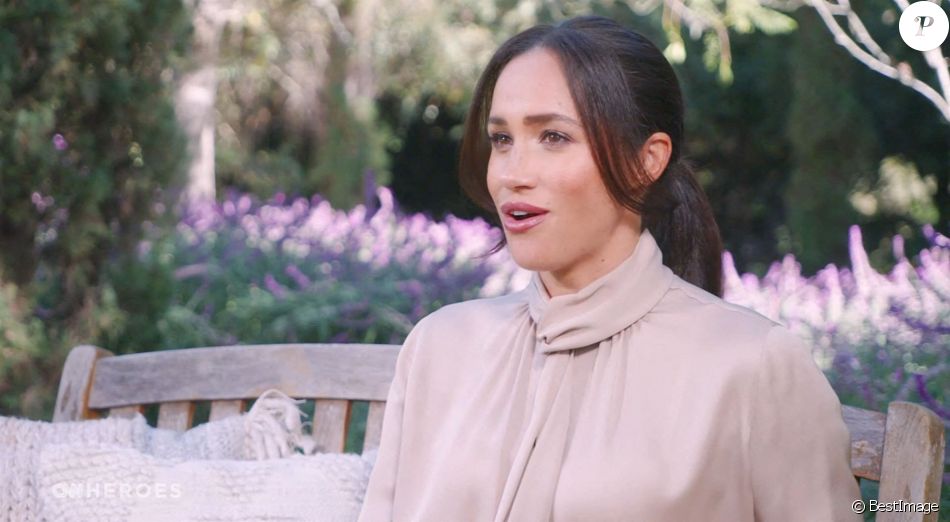Meghan Markle, duchesse de Sussex, fait une apparition à la télévision américaine dans l'émission "CNN Heroes" le 13 decembre 2020.