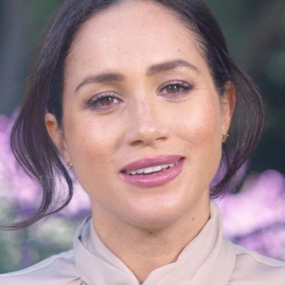 Meghan Markle, duchesse de Sussex, fait une apparition à la télévision américaine dans l'émission "CNN Heroes" le 13 decembre 2020.