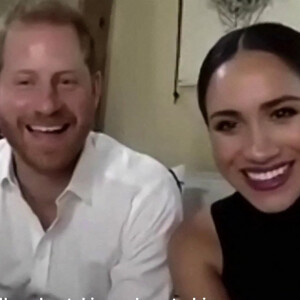 Le prince Harry, duc de Sussex, et Meghan Markle, duchesse de Sussex invités dans un podcast dédié à la santé mentale, le 11 octobre 2020.