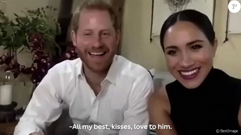 Le prince Harry, duc de Sussex, et Meghan Markle, duchesse de Sussex invités dans un podcast dédié à la santé mentale, le 11 octobre 2020.