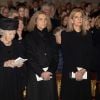 La princesse Beatrix des Pays-Bas, l'infante Elena et la princesse Cristina d'Espagne - Obsèques de l'infante Maria del Pilar de Bourbon à Madrid. Le 29 janvier 2020