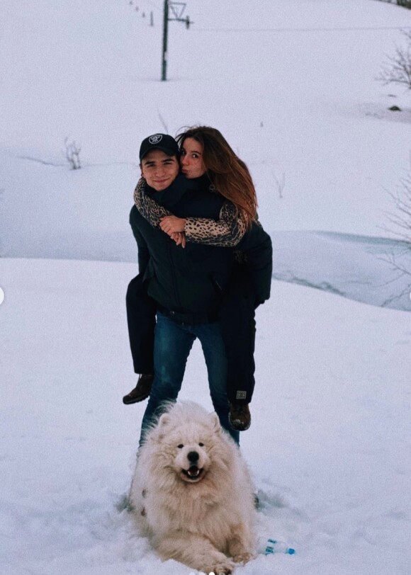 Annily Chatelain et son petit-ami Marco sur Instagram. Le 9 février 2021.