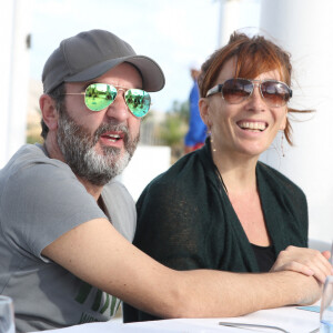 Exclusif - Bruno Solo et sa femme Véronique - Escapade des stars de Djerba à l'Hotel Radisson Blu Palace Resort & Thalasso à Djerba en Tunisie le 7 novembre 2015.