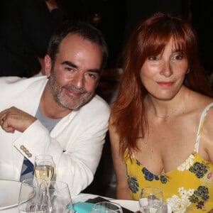 Exclusif - Bruno Solo et sa femme Véronique Cloche-Pin - Dîner de Gala dans le cadre de la grande campagne du Théâtre National de Chaillot pour la rénovation du Grand Foyer et de ses trésors Art Déco à Paris, le 29 juin 2015. Cette campagne est soutenue par la maison Lancel.