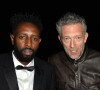 Exclusif - Ladj Ly, Vincent cassel et l'artiste JR lors de l'after-party Magnum du film "Les Misérables" et du film "Litigante" dans une villa lors du 72ème Festival International du Film de Cannes, France, le 15 mai 2019. © Veeren/Bestimage 