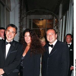 Richard Berry, sa fille Coline et Patrick Timsit au Festival de Cannes en 1999.