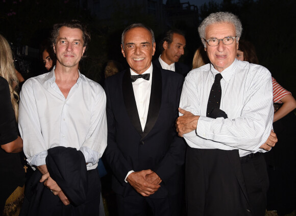 Dominique Boutonnat (Président du CNC), Alberto Barbera(Directeur de la Mostra de Venise) et Serge Toubiana (President d' UniFrance) Soirée Unifrance " French Cinéma " pendant le 76ème Festival du Film de Venise, la Mostra à Venise en Italie. Le 31 Août 2019.