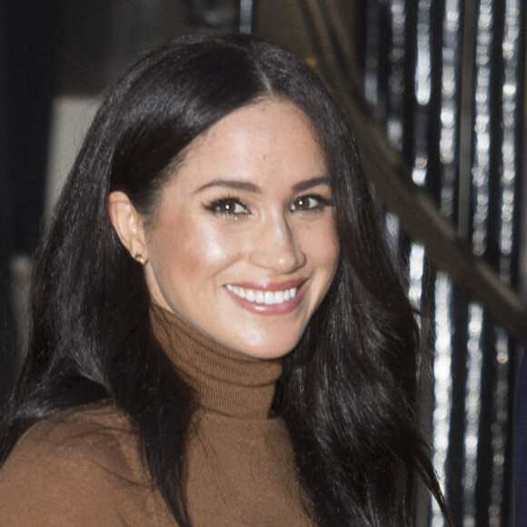 Le prince Harry, duc de Sussex, et Meghan Markle, duchesse de Sussex, en visite à la Canada House à Londres le 7 janvier 2020 © Ray Tang/London News Pictures via ZUMA Wire / Bestimage 