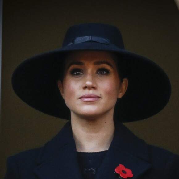 Meghan Markle, duchesse de Sussex - La famille royale d'Angleterre lors du National Service of Remembrance à Londres le 10 novembre 2019. 