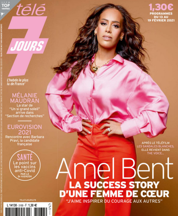 Amel Bent en couverture du dernier numéro de "Télé 7 jours"