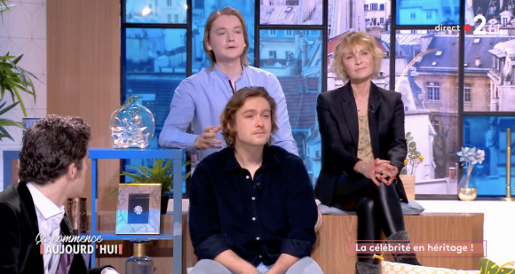 Aurélien et Arthur, les petits-fils de Marion Game, dans "Ça commence aujourd'hui" - France 2