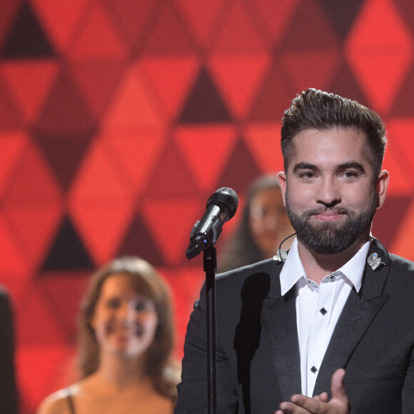 Exclusif - Kendji Girac - Enregistrement de l'émission "300 Choeurs chantent pour les Fêtes", qui sera diffusée le 24 décembre sur France 3, à Paris. Le 14 septembre 2020 © Tiziano Da Silva / Bestimage