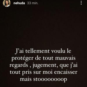 Nehuda balance sur le comportement de Ricardo Pinto en story Instagram, le 15 février 2021