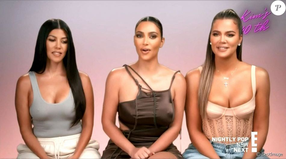 Kim Kardashian a droit à une fête surprise pour son 40e anniversaire, le 21 octobre 2020 à Los Angeles.