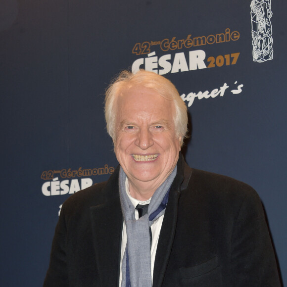 André Dussollier - Photocall du dîner de la 42e cérémonie des César au Fouquet's à Paris. Le 24 février 2017. © Giancarlo Gorassini / Bestimage