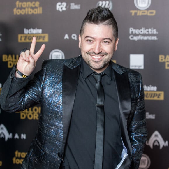 Chris Marques - Tapis rouge de la cérémonie du Ballon d'or France Football au Grand Palais à Paris, France. © Cyril Moreau/Bestimage