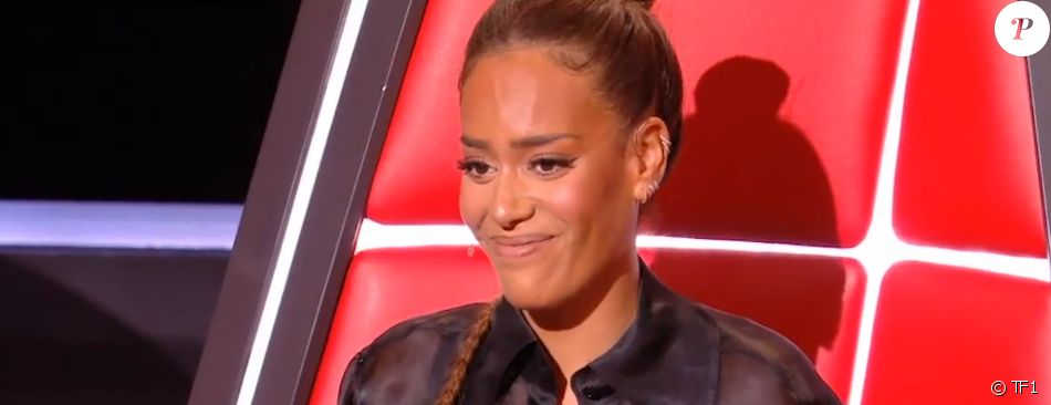 Amel Bent dans "The Voice 2021" - Émission du 20 février 2021, TF1