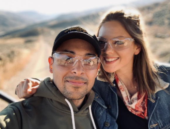 Wilder Valderrama et sa fiancée Amanda Pacheco. Novembre 2020.