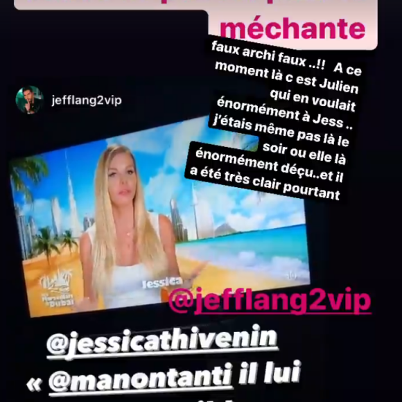 Manon Marsault évoque sa brouille avec Jessica Thivenin via sa story Instagram