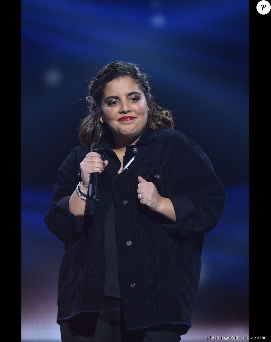Exclusif Inès Reg - Enregistrement de l'émission "Tout le monde chante contre le cancer, les stars relèvent le défi" au Palais des Congrès à Paris, qui sera diffusée le 2 janvier 2020 en prime time sur W9. Le 25 novembre 2019 Pour cette 5ème édition : L'association Tout le monde contre le cancer vous emmène dans une soirée pleine de surprises et d'émotions. 2500 personnes se sont réunies autour d'une trentaine d'artistes présents afin de partager un moment convivial. Des personnalités de tous les milieux artistiques vont relever le défi d'interpréter une chanson accompagnée par des chanteuses et chanteurs talentueux. Tout au long du show Nicolas Rossignol, président de l'association Tout le monde contre le cancer prendra la parole afin de lancer l'opération annuelle " 100 noëls dans 100 hôpitaux " . Le but de cette opération : offrir le plus beau des noëls aux enfants malades et leur famille dans 100 hôpitaux et Maisons de Parents en France. 20 000 cadeaux seront offerts et une cinquantaine de noël seront organisés dans différents hôpitaux de France à travers des gouters, magiciens, chanteur le tout décoré aux couleurs de Noël. © Giancarlo Gorassini / Bestimage